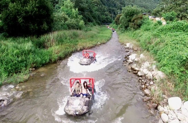 인제 엑스게임리조트 수륙양용 아르고 체험