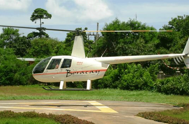 ボラカイ島ビーチヘリコプターツアー