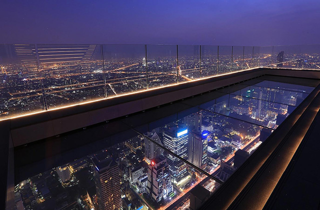 バンコク・マハナコーン・スカイウォーク展望台入場券＆ルーフトップ