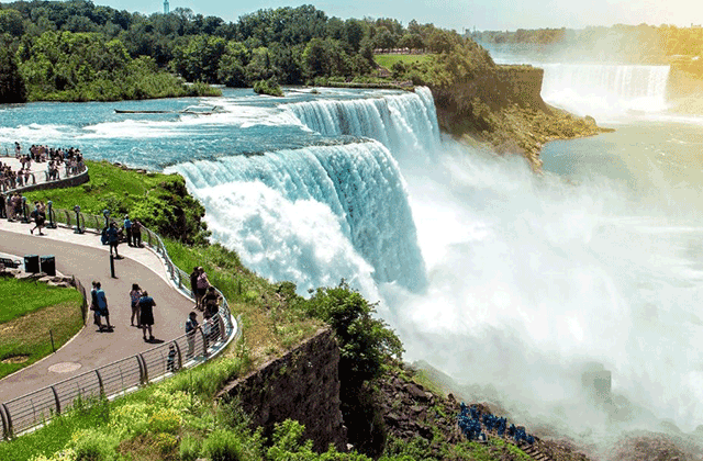 [동부관광] [1박2일 / 나이아가라 폴뷰] 뉴욕 출발: 나이아가라 폭포 투어 (크루즈 포함)