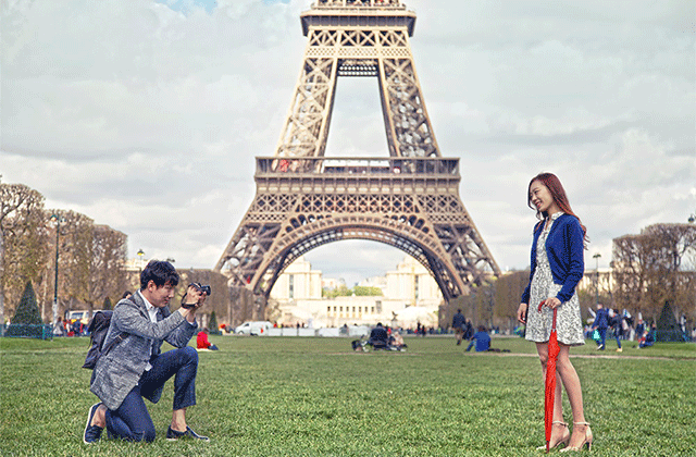 소울 넘치는 파리 에펠탑 심플 스냅