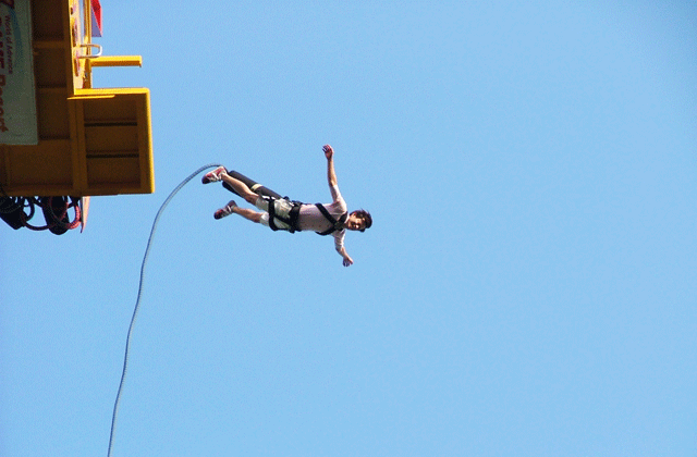 강원 인제 엑스게임리조트 번지점프 체험