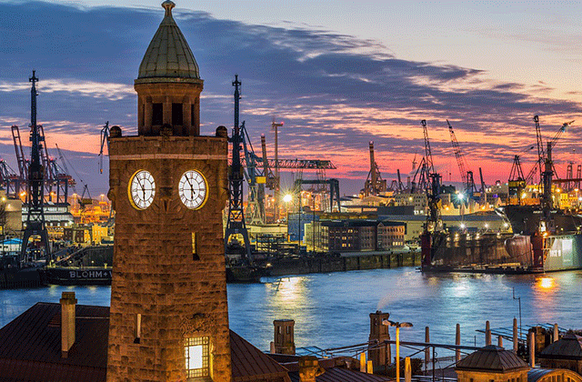 함부르크 야경 크루즈