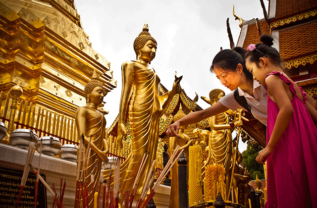 치앙마이 도이수텝 & 도이뿌이 오전 투어