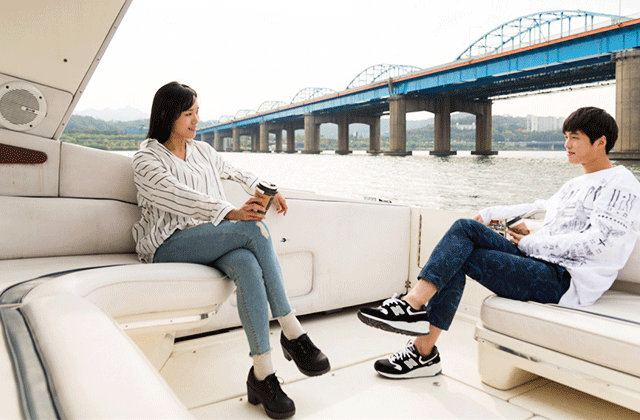 서울 반포 한강 세빛섬 골든블루마리나 요트 대여