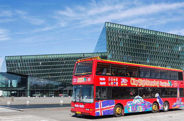 レイキャビク・シティサイトシーイング・シティツアー バス(24時間/48時間)