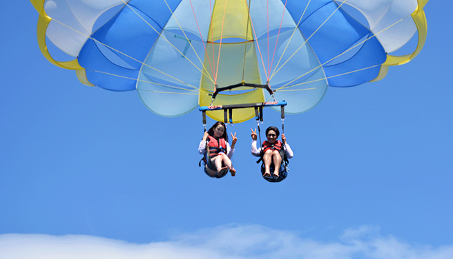 Cebu Watersports Package - Parasailing / Jet Ski / Helmet Diving / Banana Boat