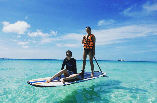 보라카이 스탠드업 패들보드 & 크리스탈 카약