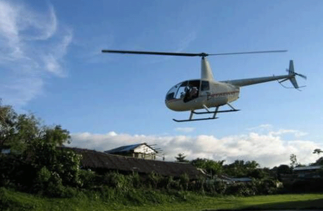 ボラカイ島ビーチヘリコプターツアー
