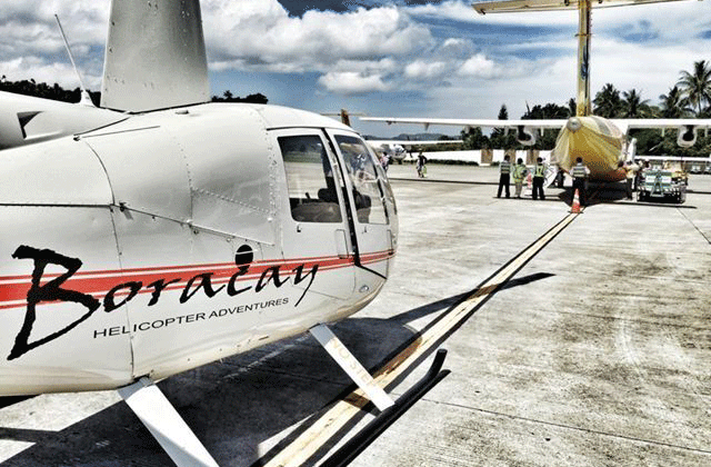 ボラカイ島ビーチヘリコプターツアー