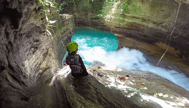 【独占割引】セブ カワサンキャニオニング プライベートツアー(空港送迎後すぐに参加可能)