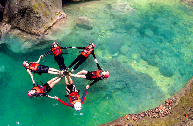 세부 가와산 캐녀닝 & 오슬롭 고래상어 단독 투어 (WAUG Exclusive)