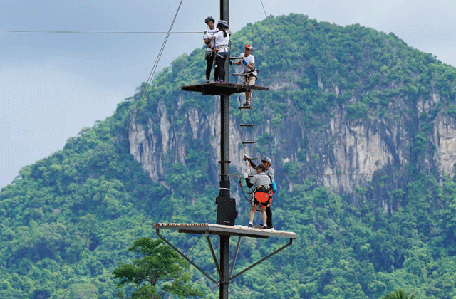 パタヤ・ターザンアドベンチャー・ジップラインチケット