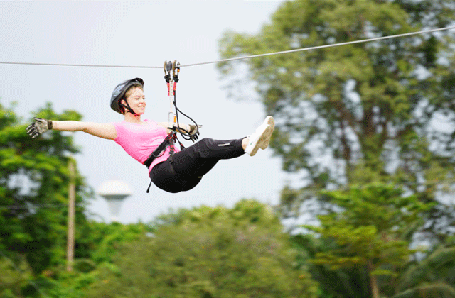 パタヤ・ターザンアドベンチャー・ジップラインチケット