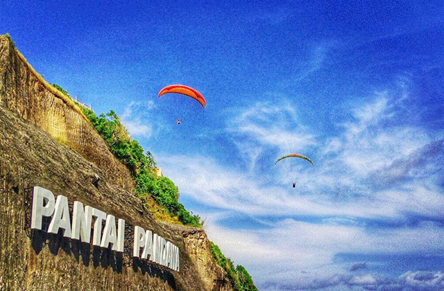 발리 울루와뜨 패러글라이딩