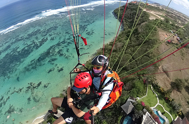 발리 울루와뜨 패러글라이딩