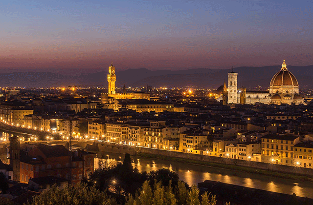 반짝반짝 빛나는 피렌체 공인가이드 야경 투어