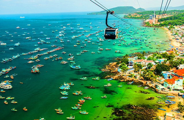 Phu Quoc: 4 Islands Hopping & Snorkeling Tour (with Hon Thom Cable Car & Water Park)