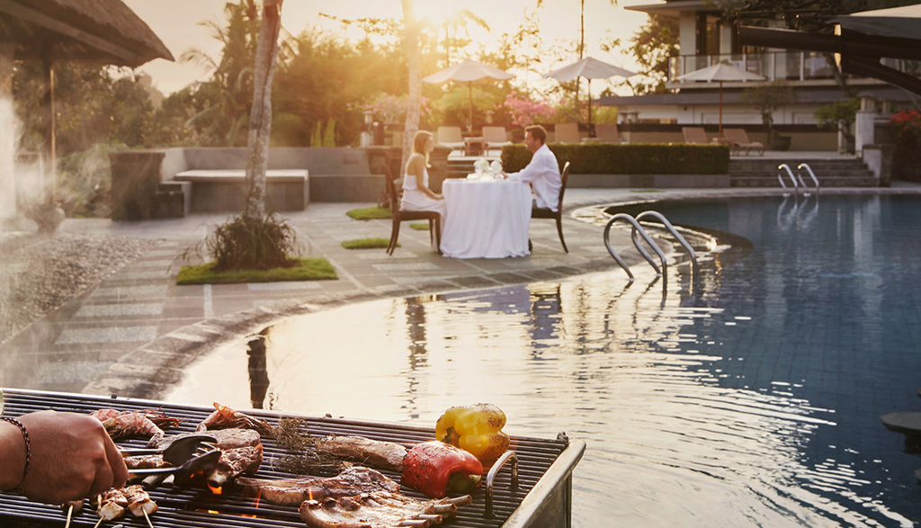 Ubud Poolside Barbecue Dinner