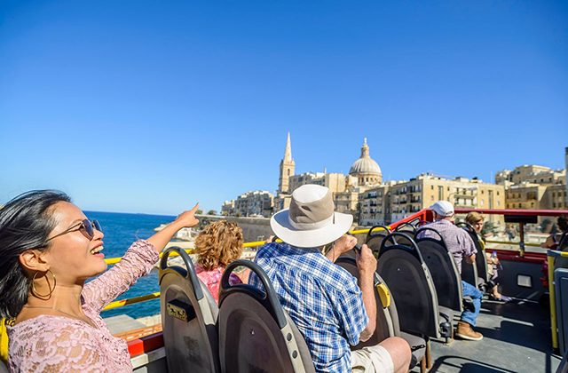 マルタ・シティツアーバス(24/48時間) + クルーズチケット