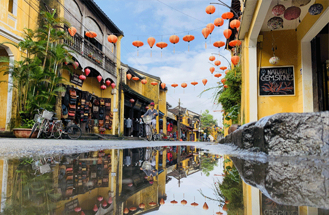 다낭 출발: 호이안 올드타운 야경과 소원초 체험 투어