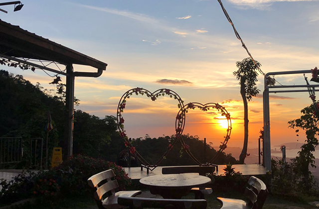 코타키나발루 코콜힐 코타 스윙과 로맨틱 선셋 투어