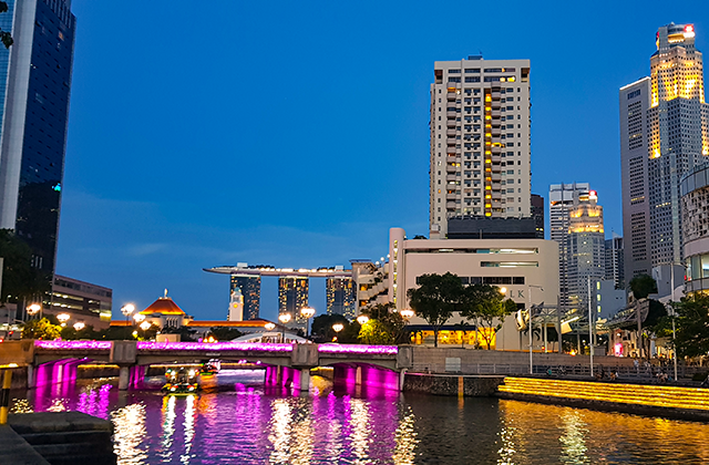 싱가포르 먹방 (바쿠테) & 야경 투어 (한국인 가이드)