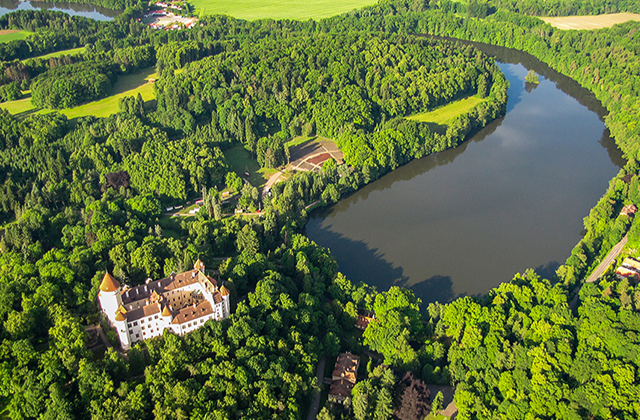 프라하 근교 꼬노피슈체 열기구 벌룬 투어