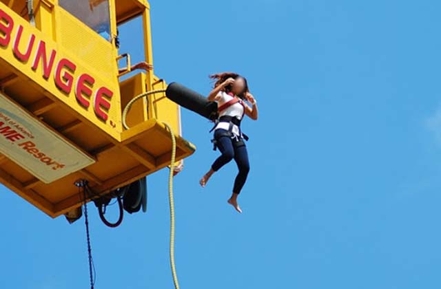 강원 인제 엑스게임리조트 번지점프 체험