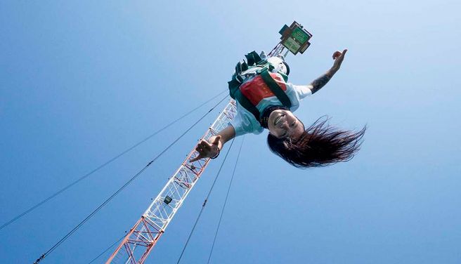 강원 인제 엑스게임리조트 번지점프 체험