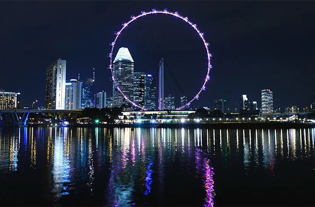 Singapore Big Bus City Tour 1/2 Day Ticket (Night Tour)