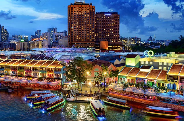 싱가포르 리버 크루즈 티켓 (QR 스캔 - 패스트 입장)