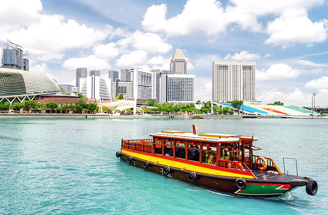 싱가포르 리버 크루즈 티켓 (QR 스캔 - 패스트 입장)