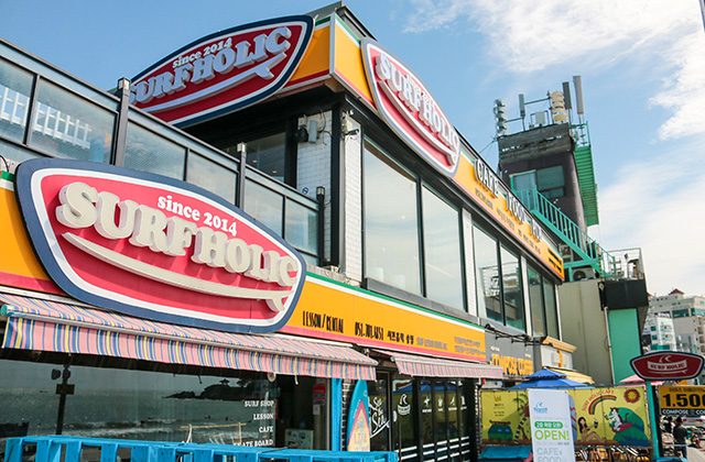 부산 송정 서프홀릭 서핑 강습 (무제한 자유 서핑 포함)