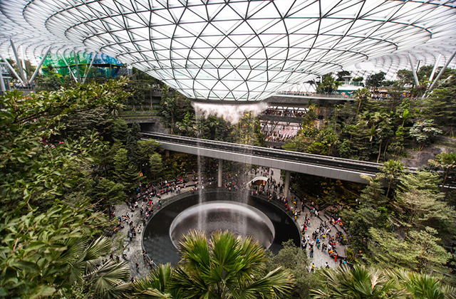 싱가포르 창이공항 폭포 쥬얼 입장권 (헤지 메이즈, 미러 메이즈, 바운싱 네트)
