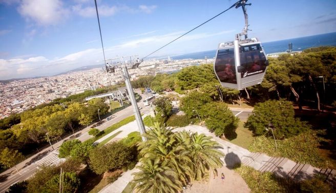 Barcelona Montjuïc Cable Car Round-Trip Ticket