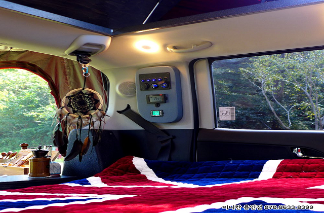 (용인 픽업) 미니칸 레이 캠핑카렌트 차박 패키지 (감성캠핑용품 풀세트)