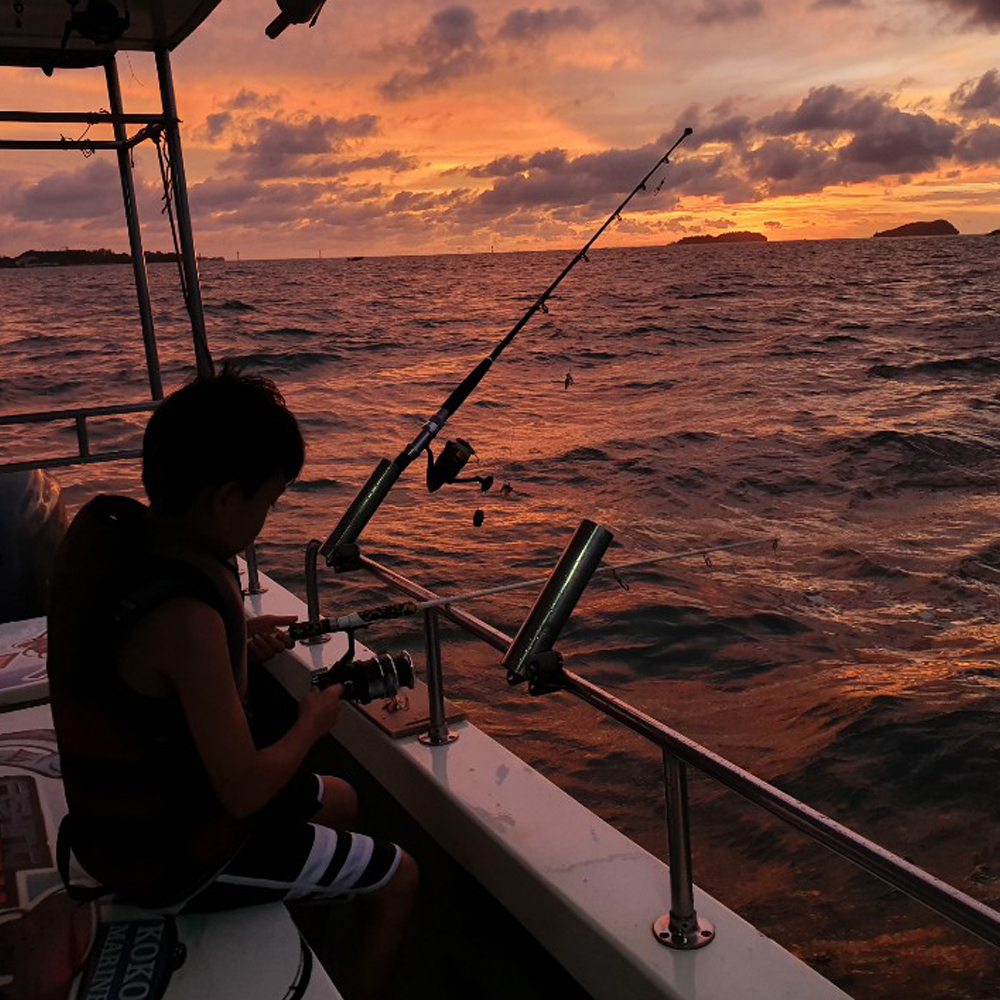 코타키나발루 크루즈 선상 낚시 투어