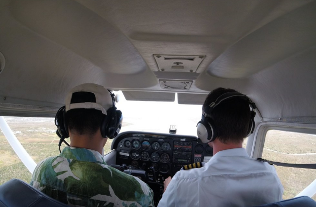 사이판 경비행기 파일럿 체험