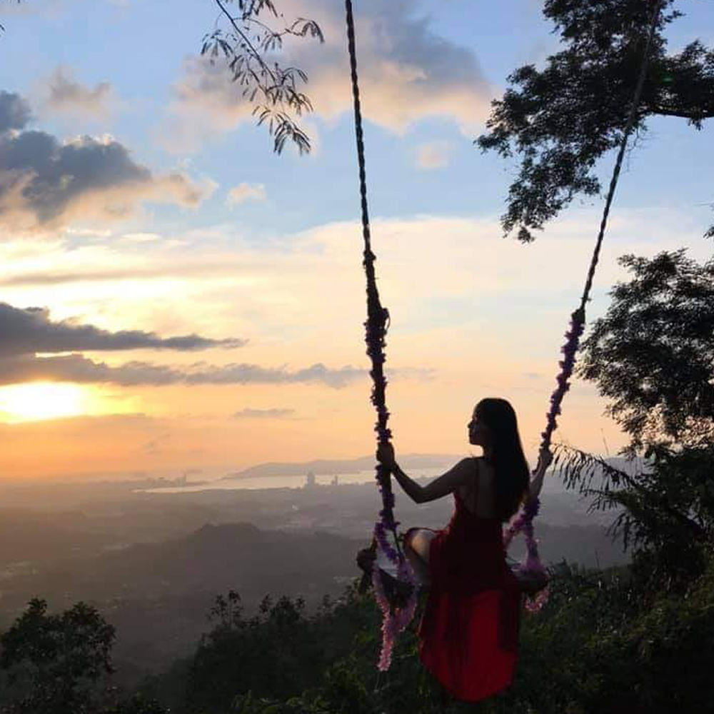 코타키나발루 코콜힐 스윙 인스타그램 투어