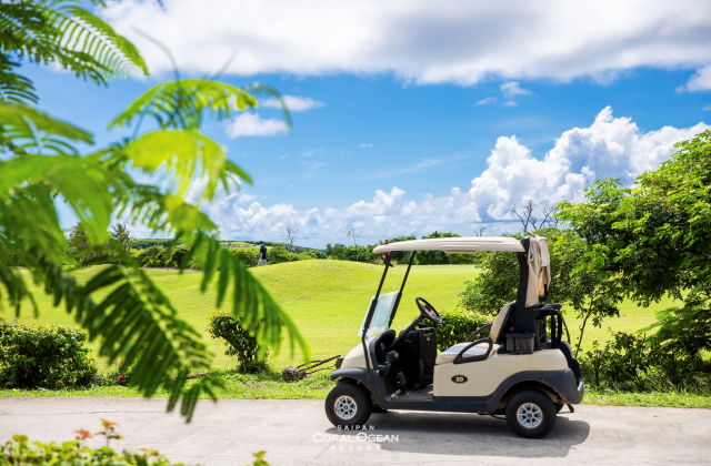 사이판 코랄오션 리조트 골프 클럽 - 18홀 그린피 + 카트피