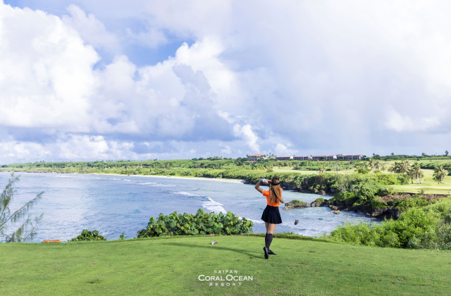 사이판 코랄오션 리조트 골프 클럽 - 18홀 그린피 + 카트피