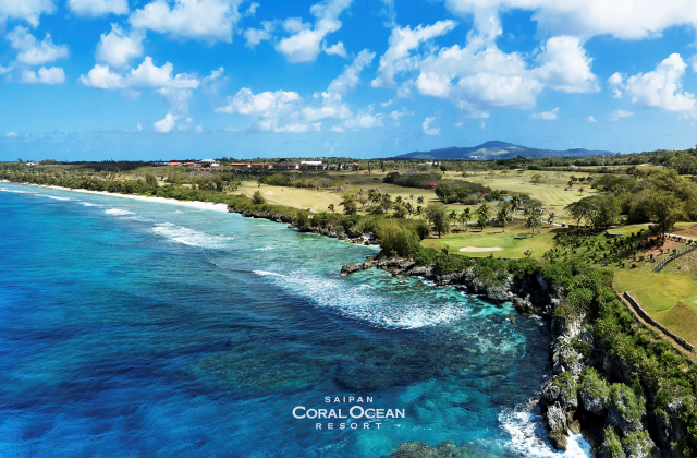 사이판 코랄오션 리조트 골프 클럽 - 18홀 그린피 + 카트피