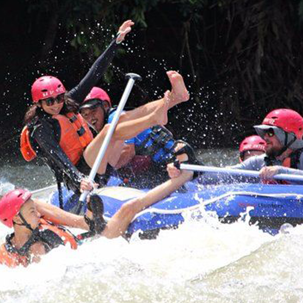 코타키나발루 키울루강 래프팅 투어