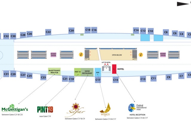 Dubai: G-Force Health Club Shower Room Ticket (Dubai Airport)