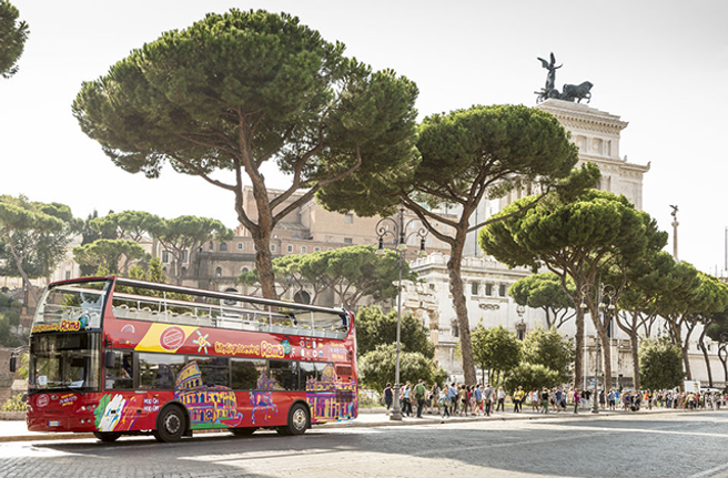 Rome City Sightseeing Open-Top Bus Tour (24/48/72 Hours)