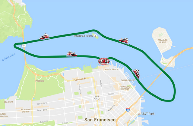 샌프란시스코 브릿지 투 브릿지 크루즈 (90분)