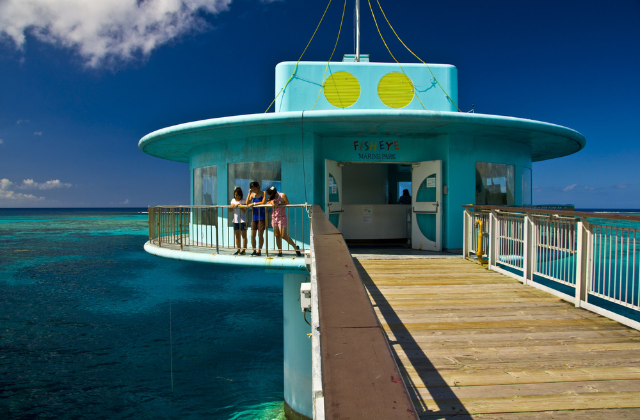 괌 피쉬아이 마린파크 해중 전망대 & 코코넛 체험 투어 (런치 뷔페 선택 가능)