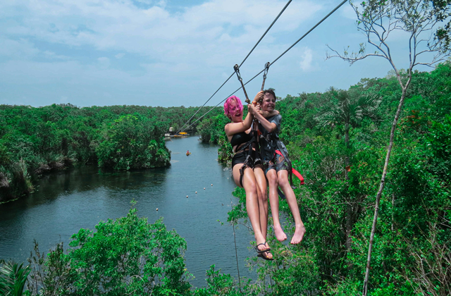 Tulum Ruins, Jungle Adventure & Cenote Half-Day Tour in Mexico
