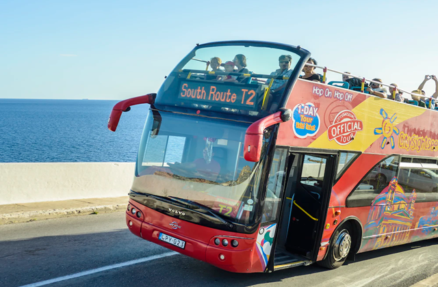 マルタ・シティツアーバス+ハーバークルーズチケット